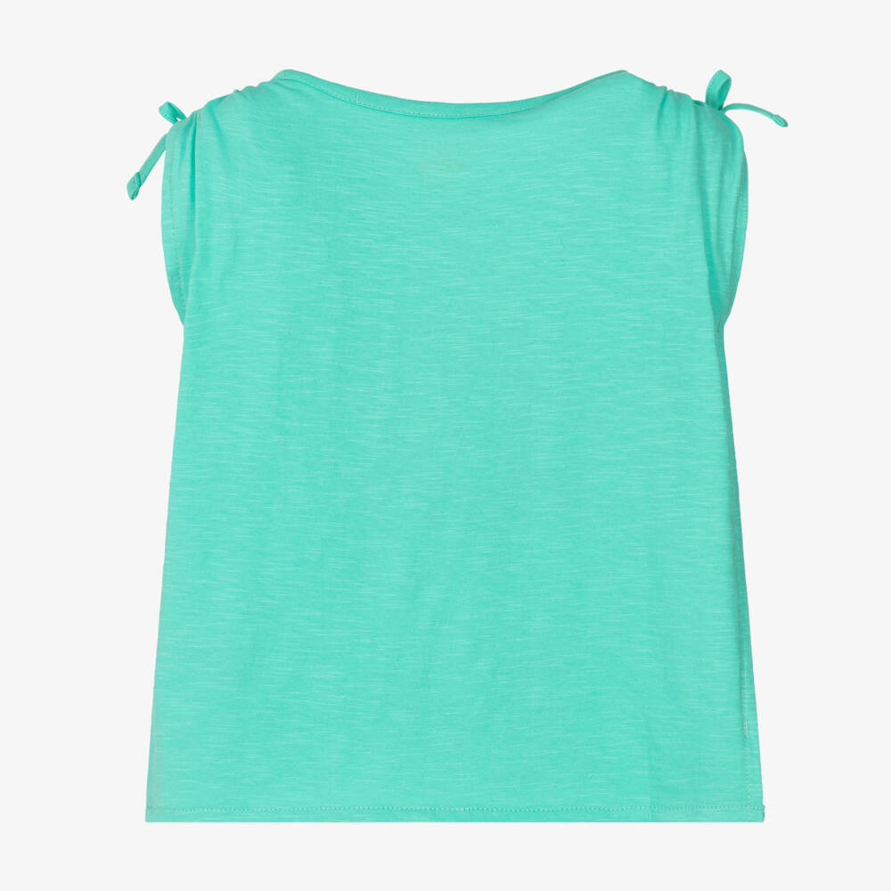 Hatley-Топ с принтом пальм для девочек аквамариновый | Childrensalon Outlet