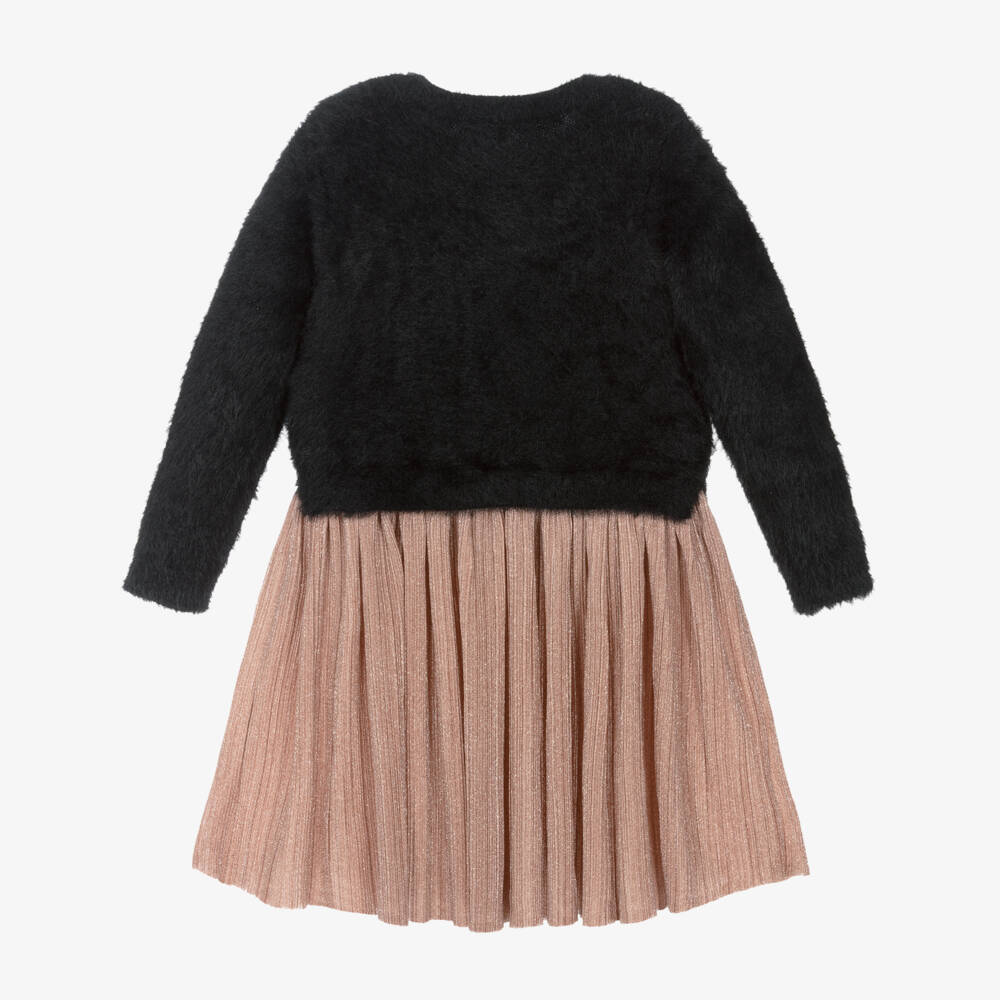 Hatley-Платье с черными и золотыми звездами для девочек | Childrensalon Outlet