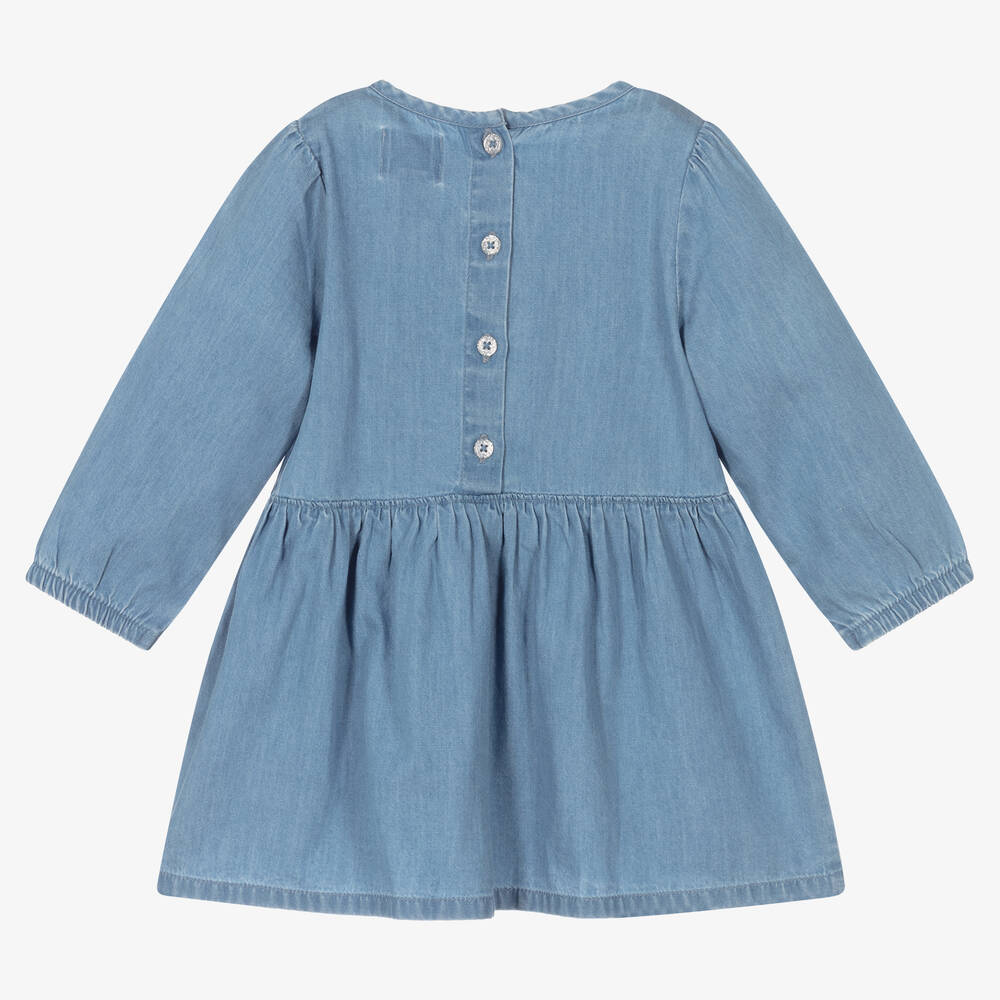 Hatley-Голубое платье из шамбре для девочек | Childrensalon Outlet