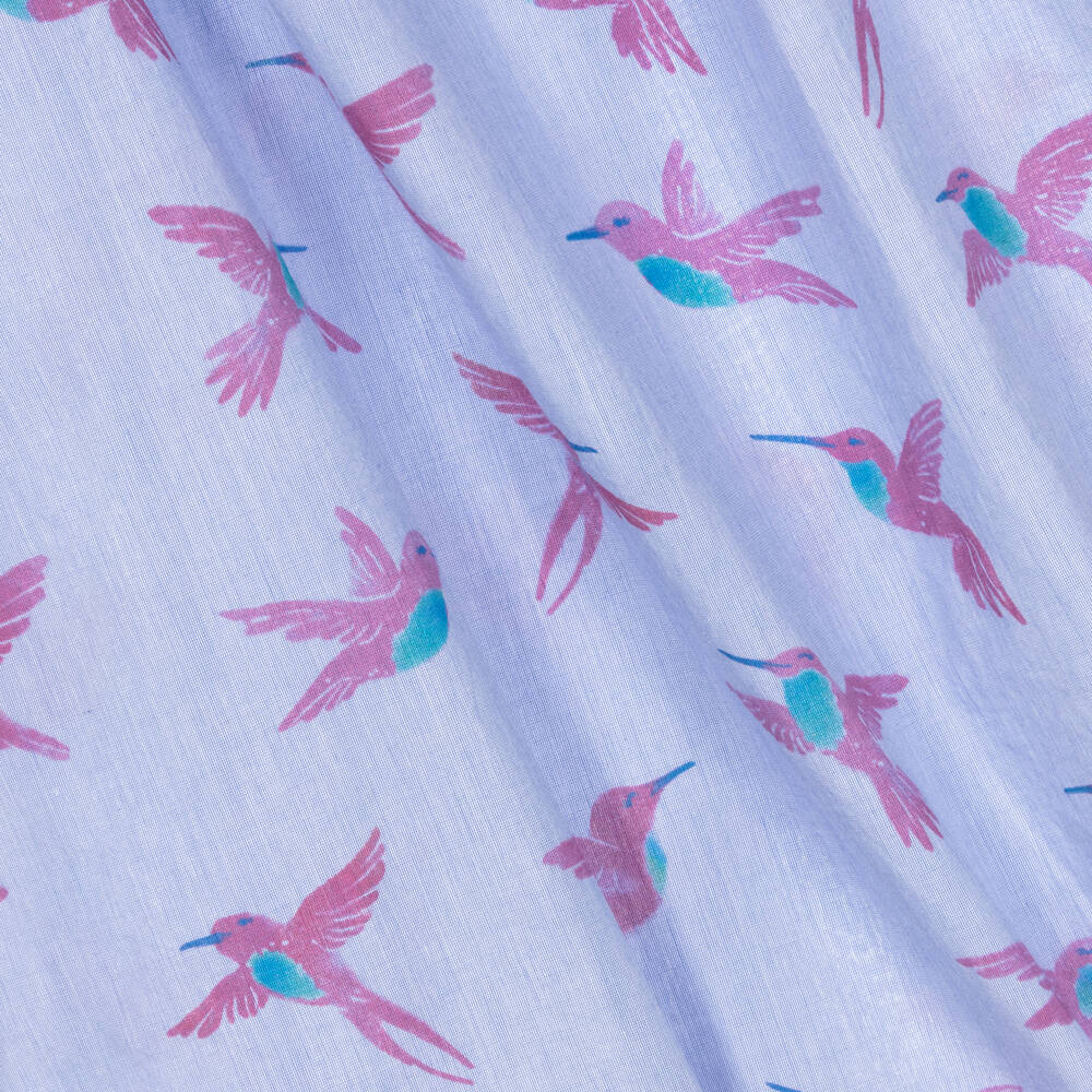 Hatley-Girls Blue Cotton Dress | Childrensalon Outlet