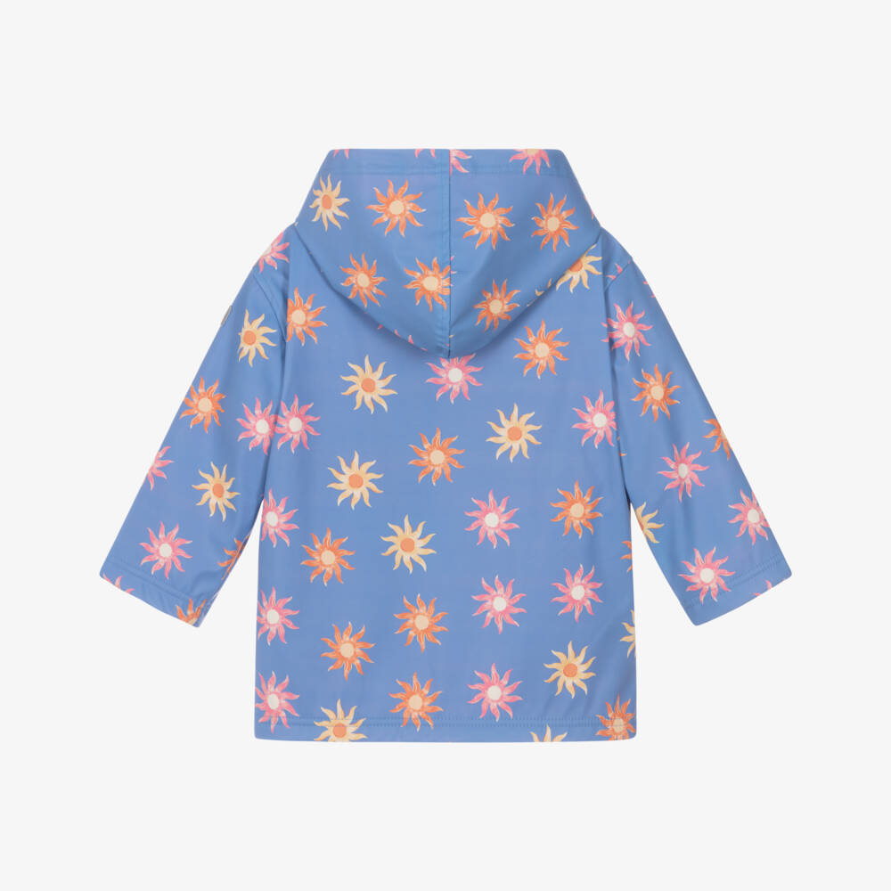 Hatley-Girls Blue Faded Suns Raincoat | Childrensalon Outlet
