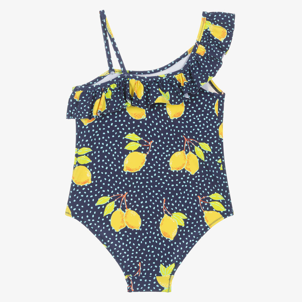 Hatley-مايوه بطبعة ليمون لون أزرق | Childrensalon Outlet