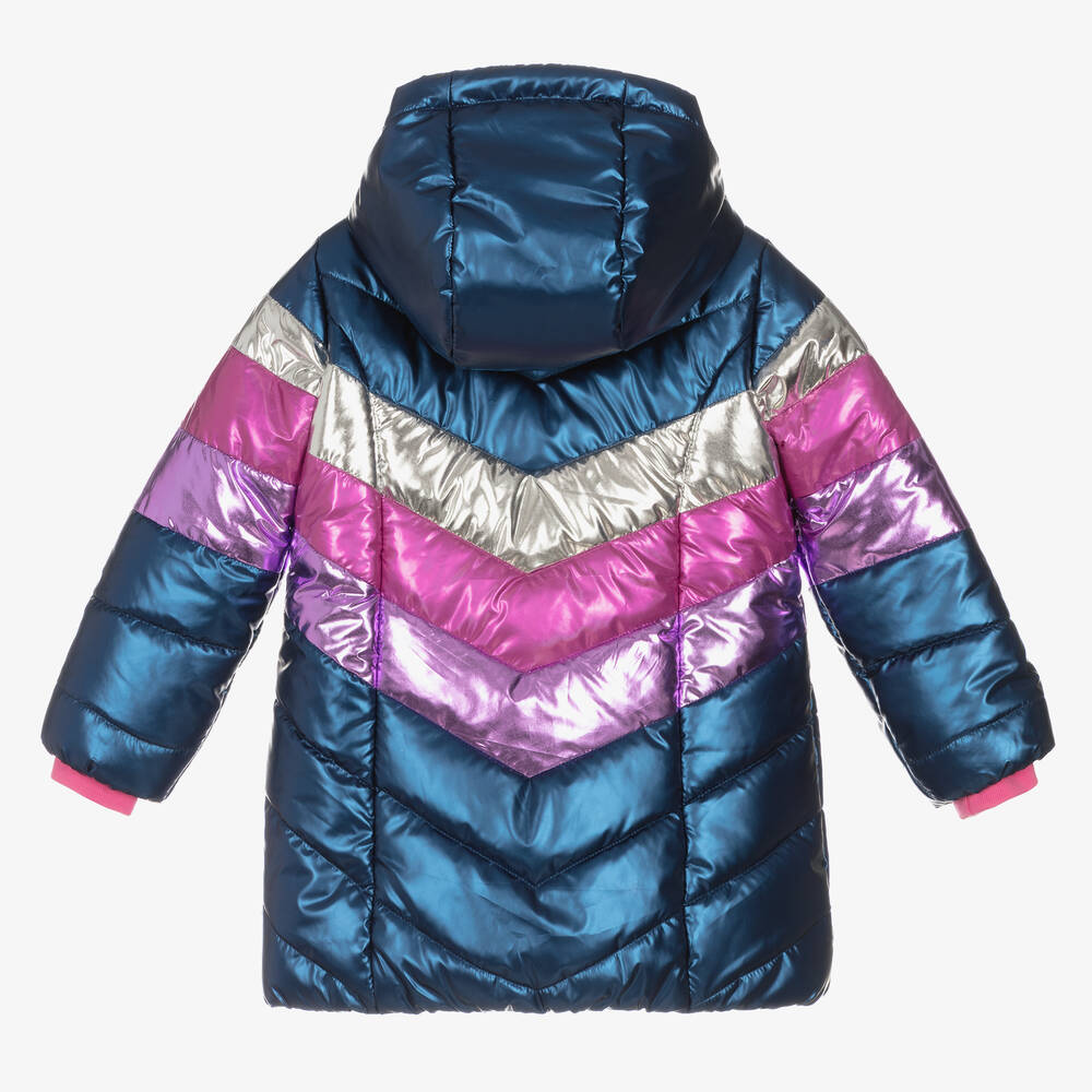 Girls metallic coat store