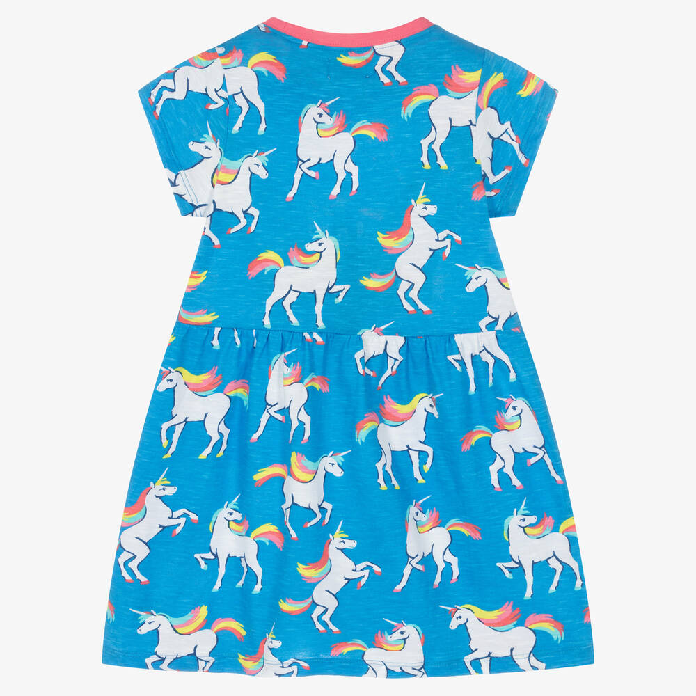 Blue unicorn dress discount