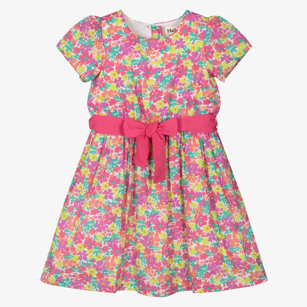 Hatley-فستان حديقة الأزهار الوردية للبنات | Childrensalon Outlet