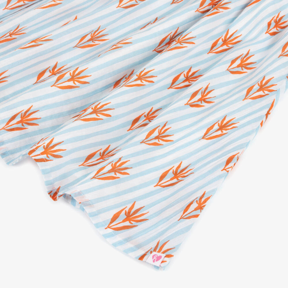 Hatley-Girls Breezy Blue Striped Dress | Childrensalon Outlet