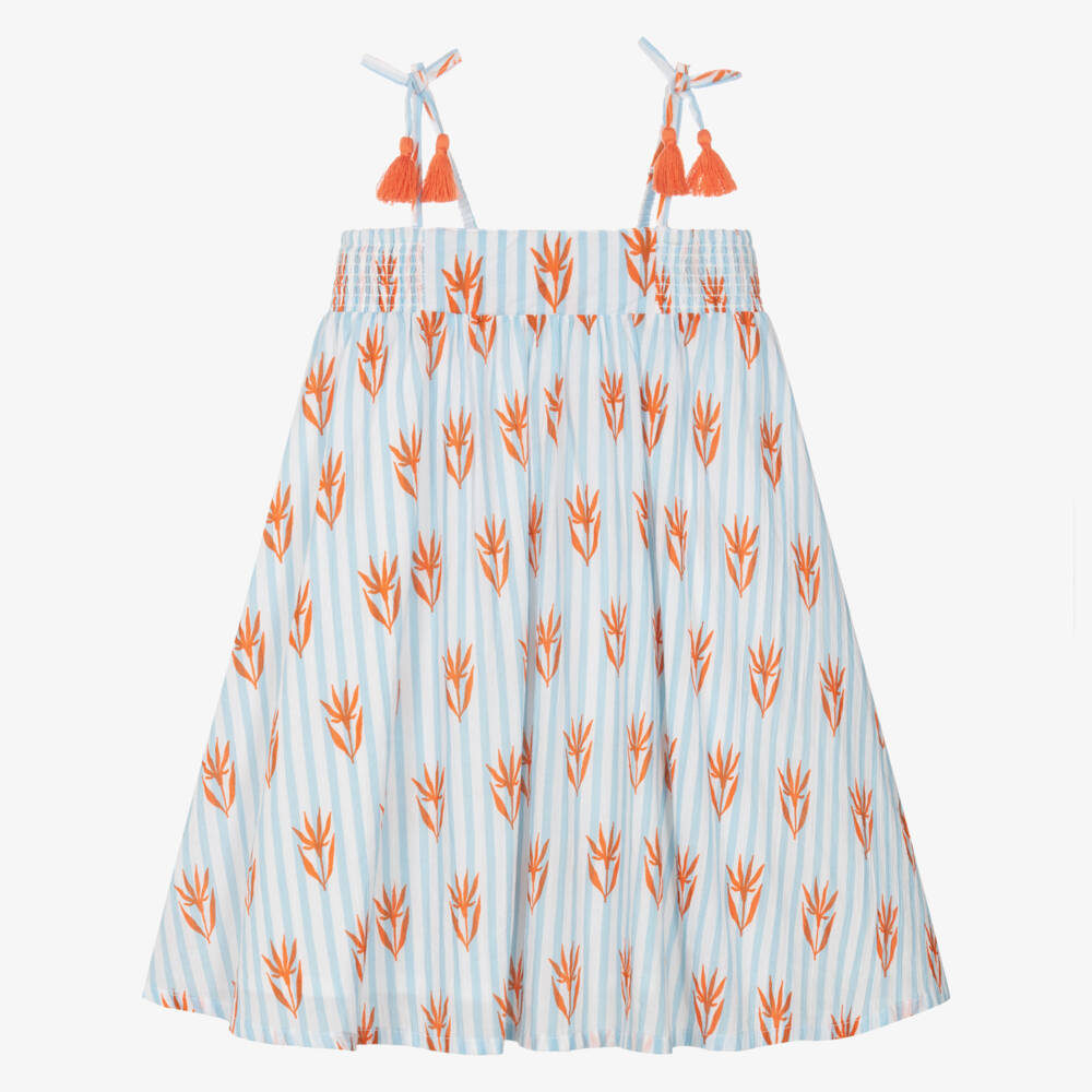 Hatley-فستان مخطط أزرق ناعم للبنات | Childrensalon Outlet
