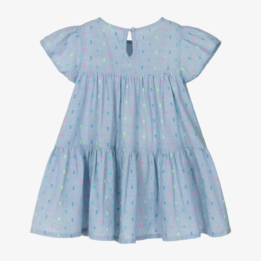 Hatley-فستان شامبراي للبنات بتفاصيل مزخرفة | Childrensalon Outlet