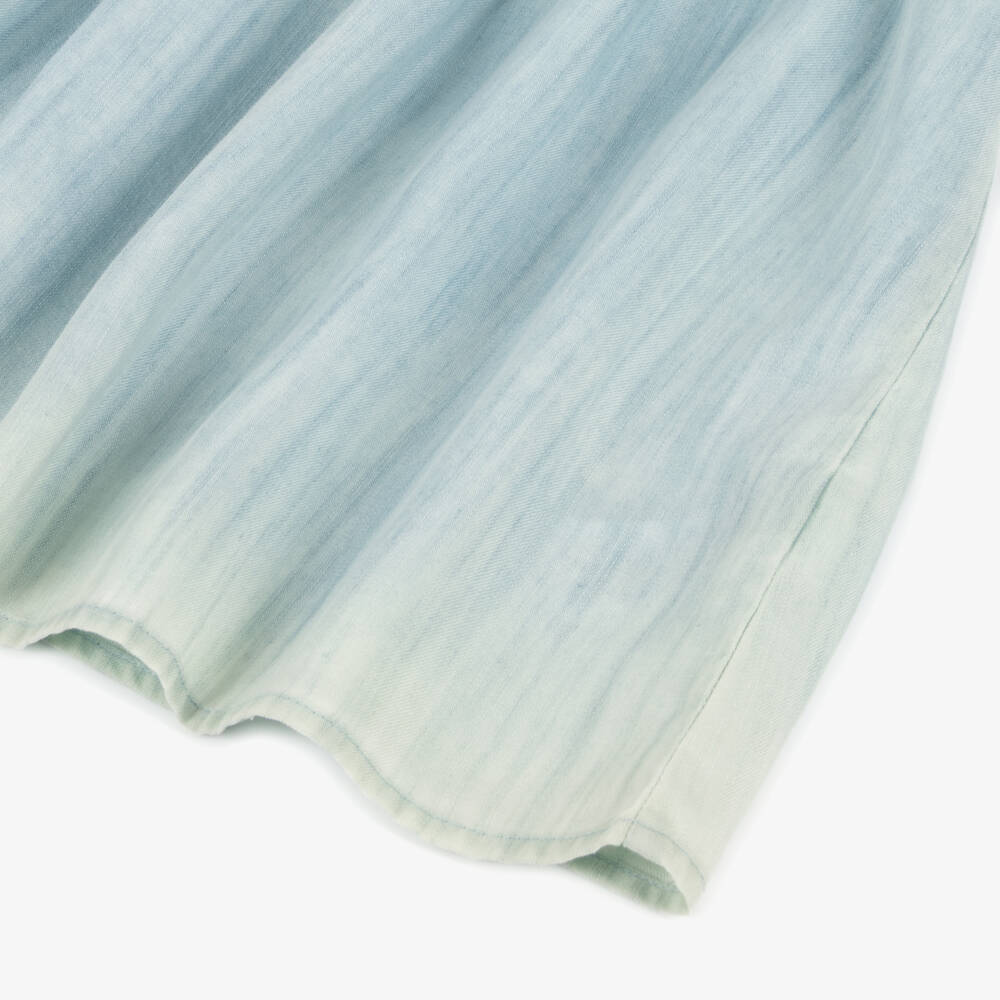 Hatley-Платье из шамбре с вышивкой для девочек синее | Childrensalon Outlet