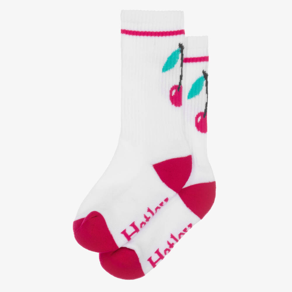 Hatley-Girls Delightful Cherry-Embellished Socks | Childrensalon Outlet