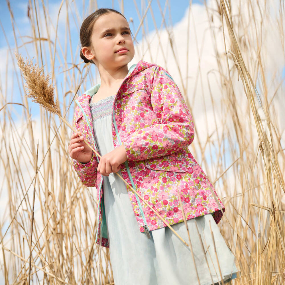 Hatley-Girls Dreamy Pink Blossom Jacket | Childrensalon Outlet