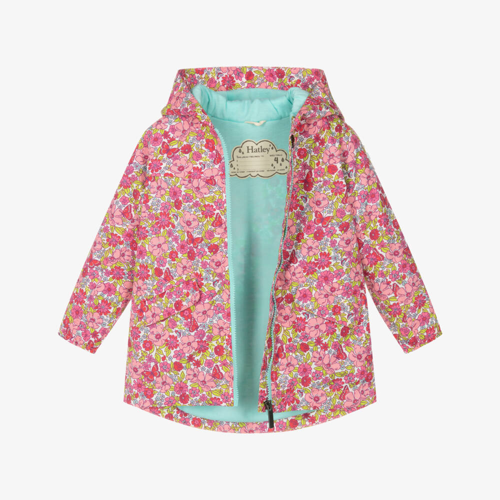 Hatley-Girls Dreamy Pink Blossom Jacket | Childrensalon Outlet