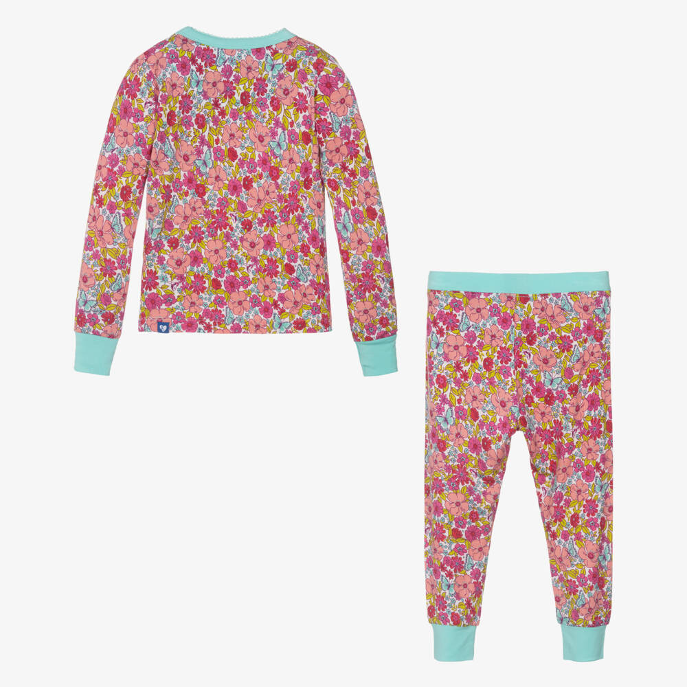Hatley-Girls Floral Bamboo Sleepwear Set | Childrensalon Outlet