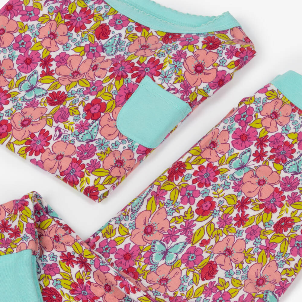 Hatley-Girls Floral Bamboo Sleepwear Set | Childrensalon Outlet