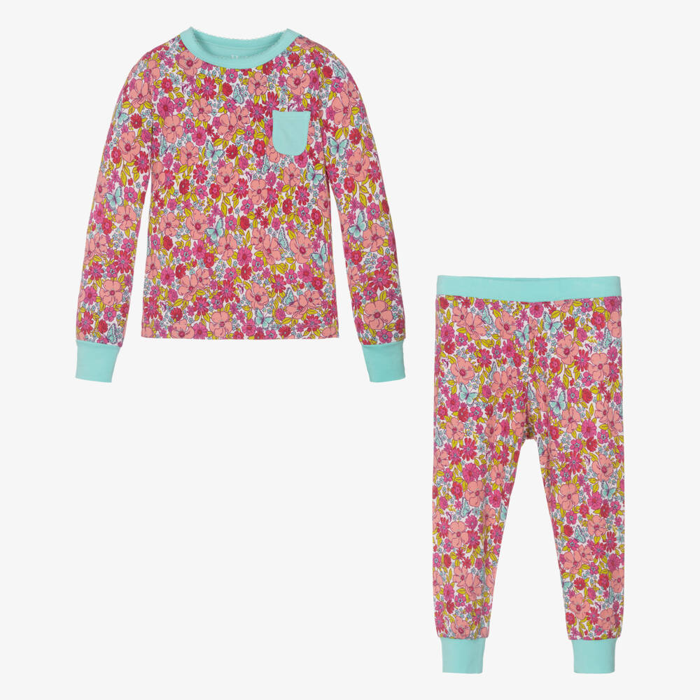 Hatley-Girls Floral Bamboo Sleepwear Set | Childrensalon Outlet