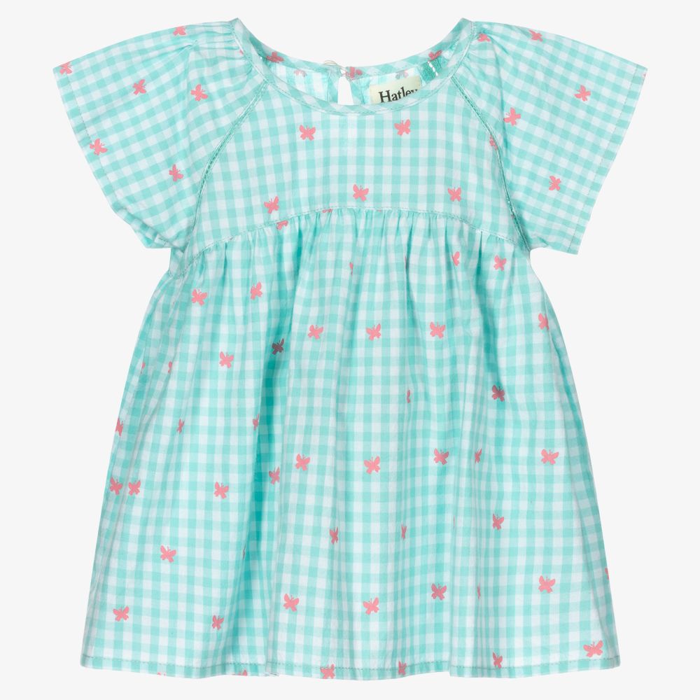 Hatley - Girls Gingham Cotton Dress Set | Childrensalon