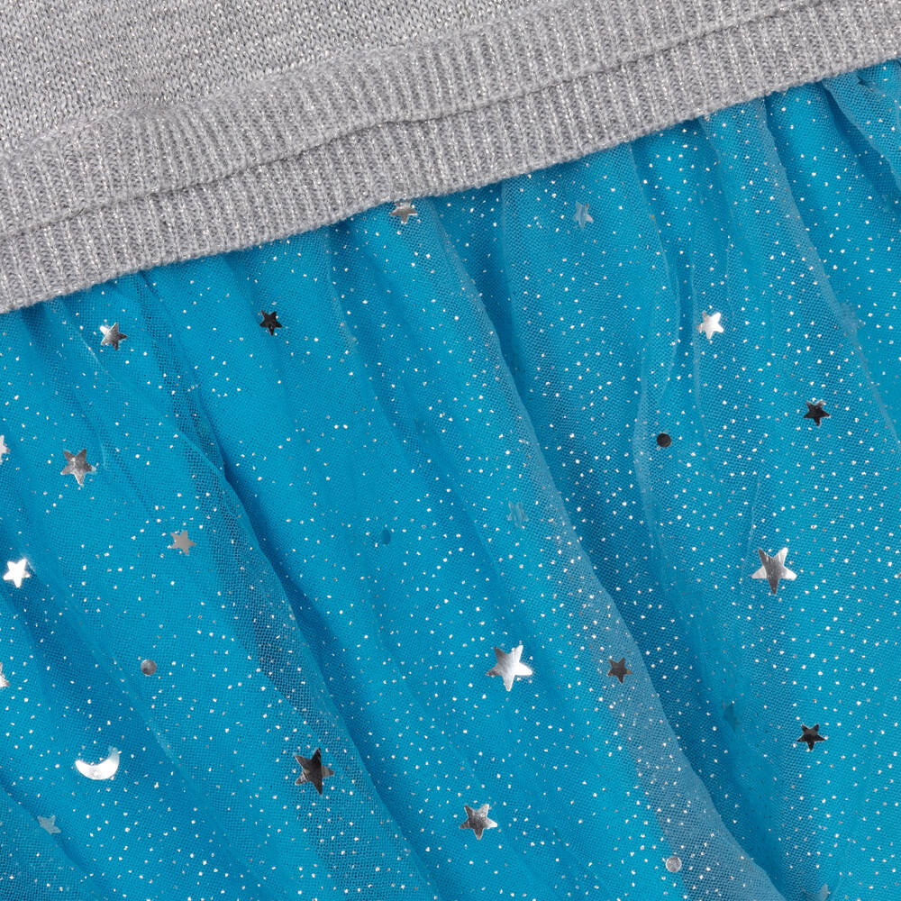 Hatley-Серо-голубое платье с гепардом для девочек | Childrensalon Outlet