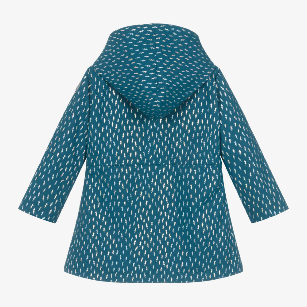Hatley-Girls Iridescent Bolt Waterproof Jacket | Childrensalon Outlet