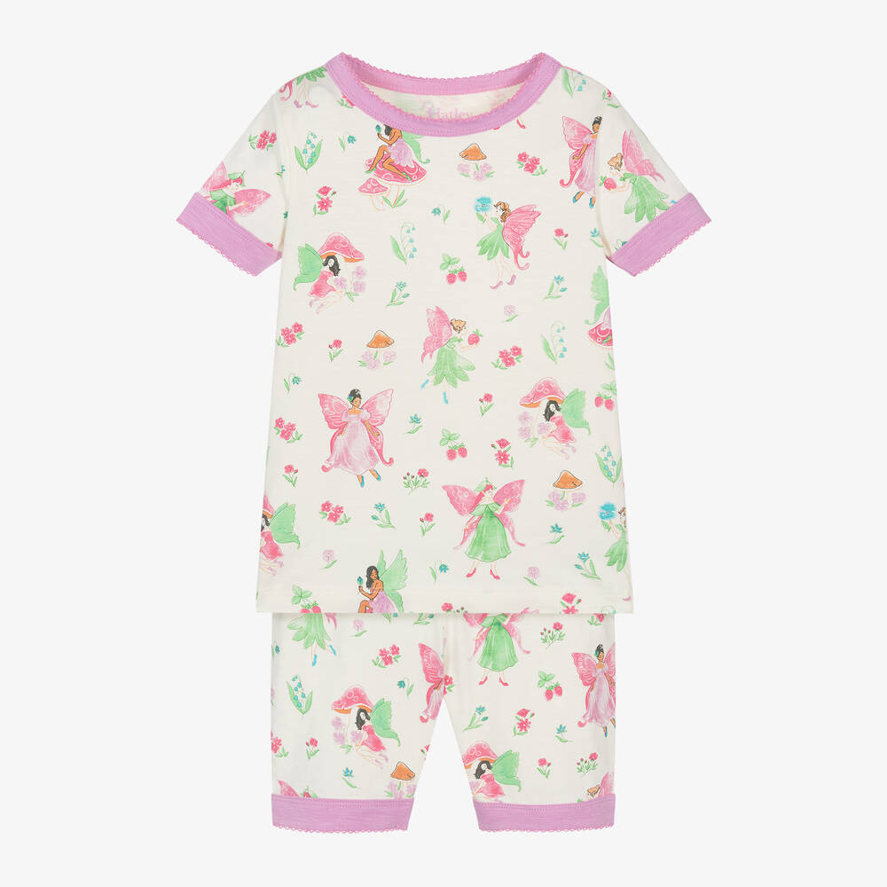 Girls Ivory Organic Cotton Fairy Pyjamas