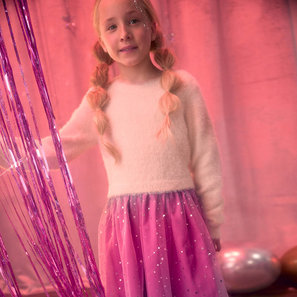 Hatley-Кремово-розовое платье для девочек | Childrensalon Outlet