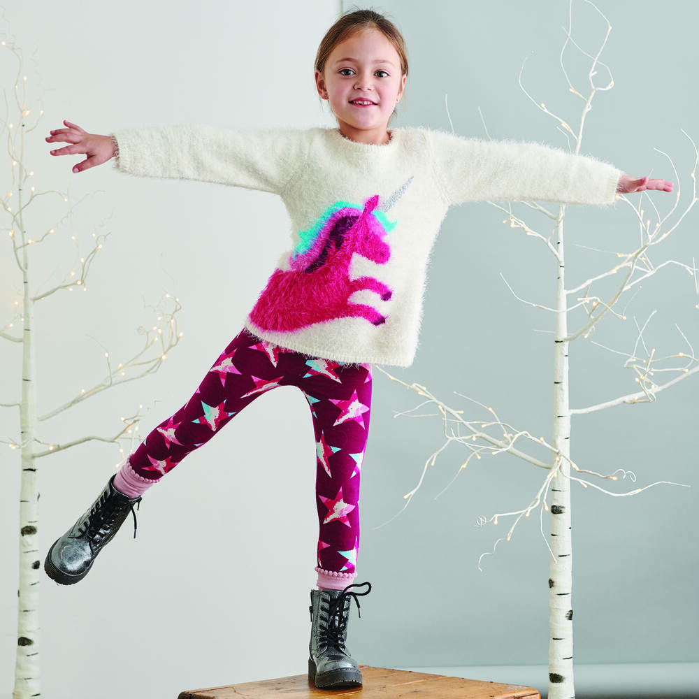 Hatley-Girls Ivory Unicorn Sweater | Childrensalon Outlet