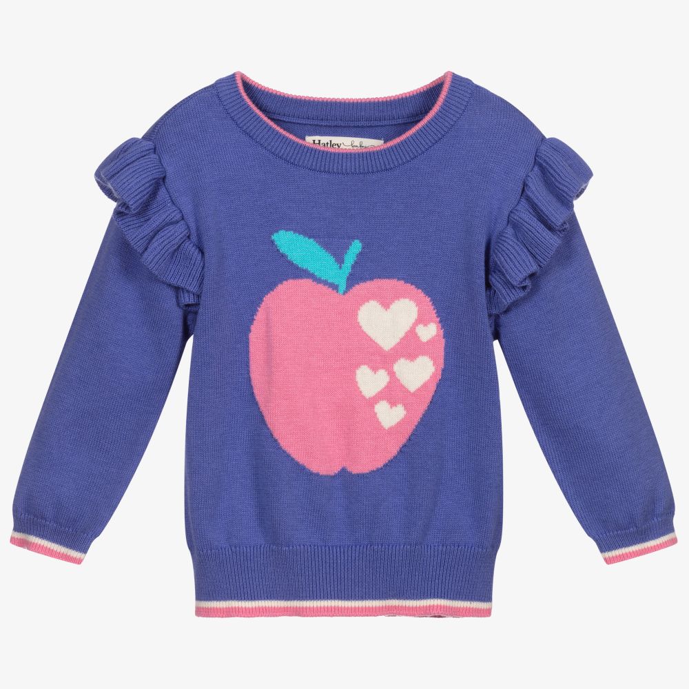 Hatley - Lavendelblauer Pullover für Mädchen | Childrensalon