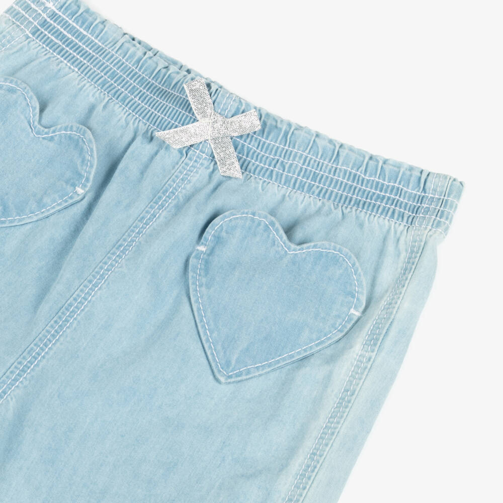 Hatley-Голубые хлопковые брюки для девочек | Childrensalon Outlet