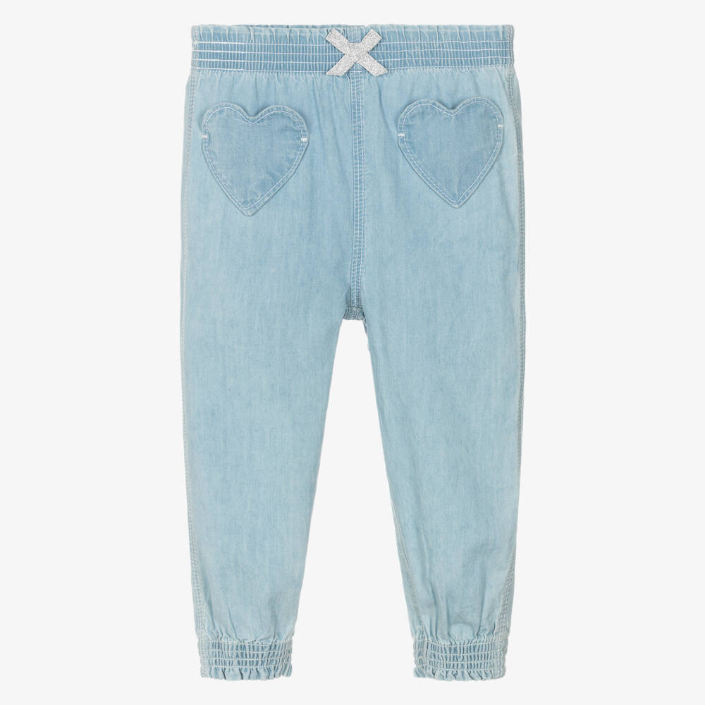 Hatley-Голубые хлопковые брюки для девочек | Childrensalon Outlet