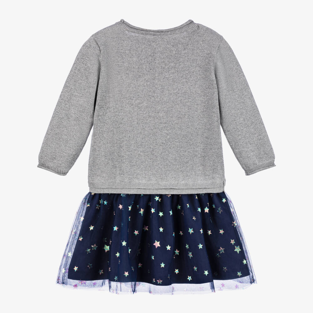 Hatley-Girls Metallic Knit Star Dress | Childrensalon Outlet