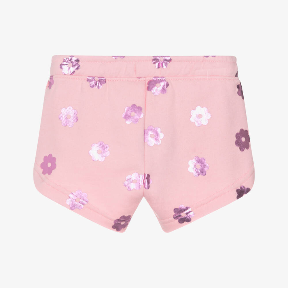 Hatley-Girls Pale Pink Cotton Jersey Shorts | Childrensalon Outlet