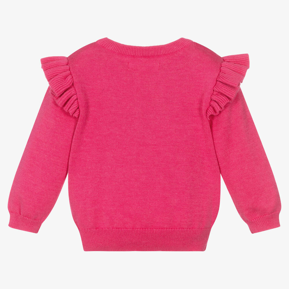 Pink online butterfly sweater