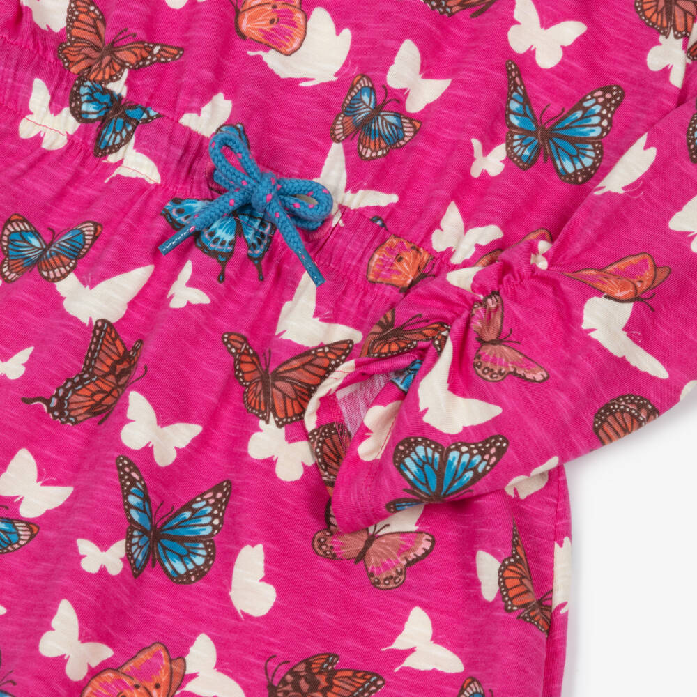 Hatley-Платье из розового хлопка с бабочками для девочек | Childrensalon Outlet