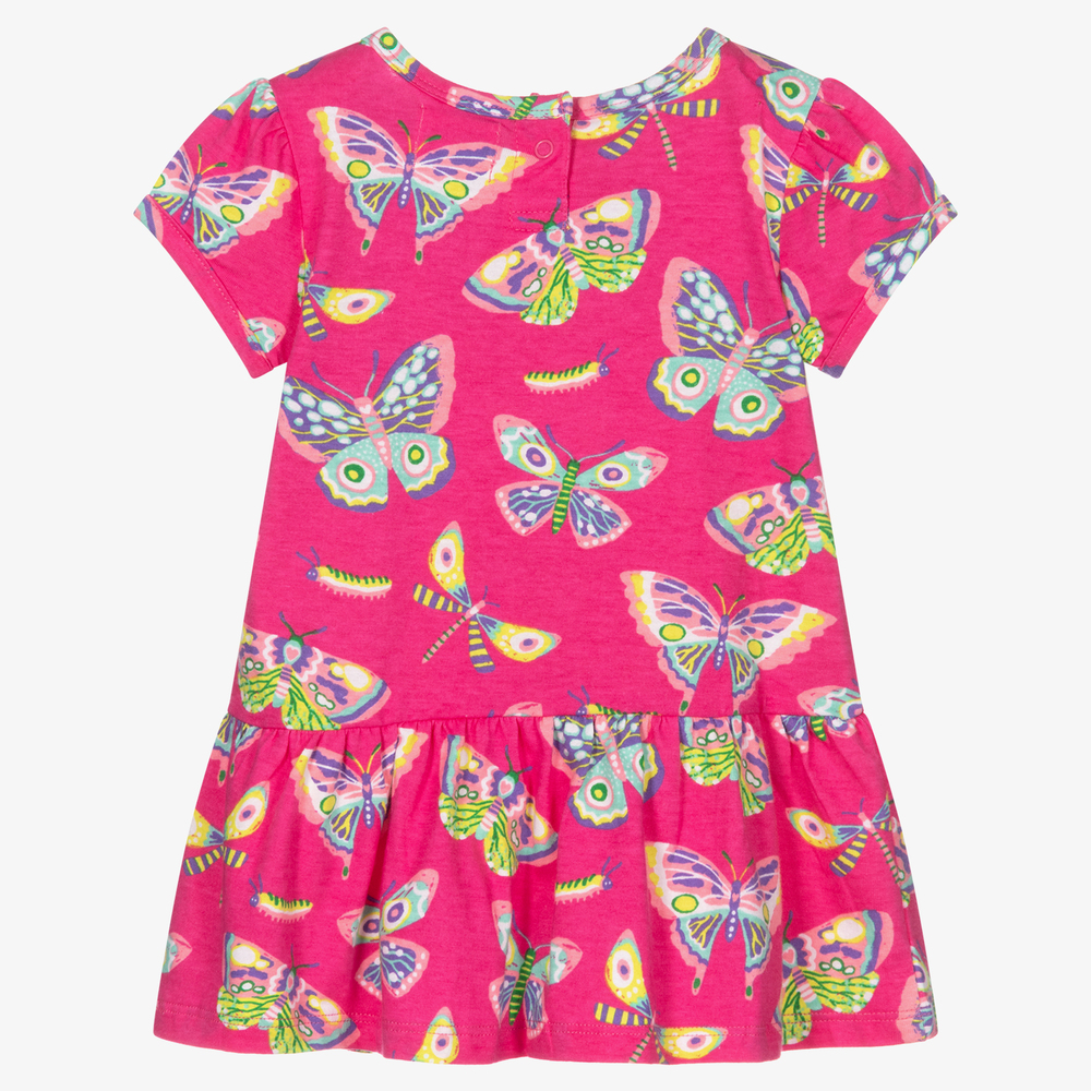 Hatley-Girls Pink Cotton Dress | Childrensalon Outlet