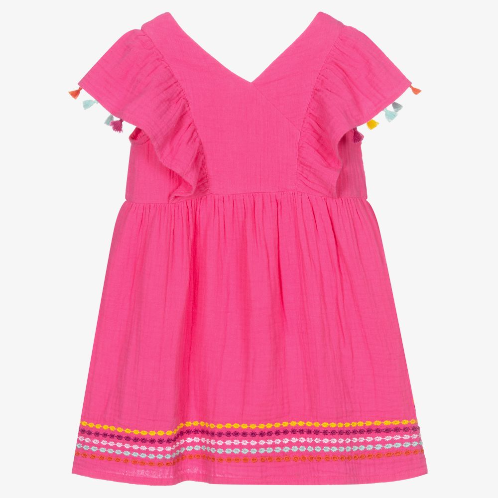 Hatley - Robe rose en coton Fille | Childrensalon