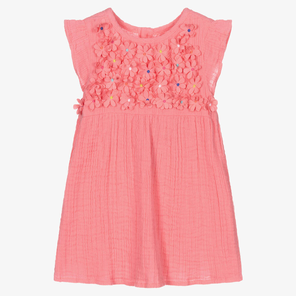 Hatley - Girls Pink Cotton Dress | Childrensalon
