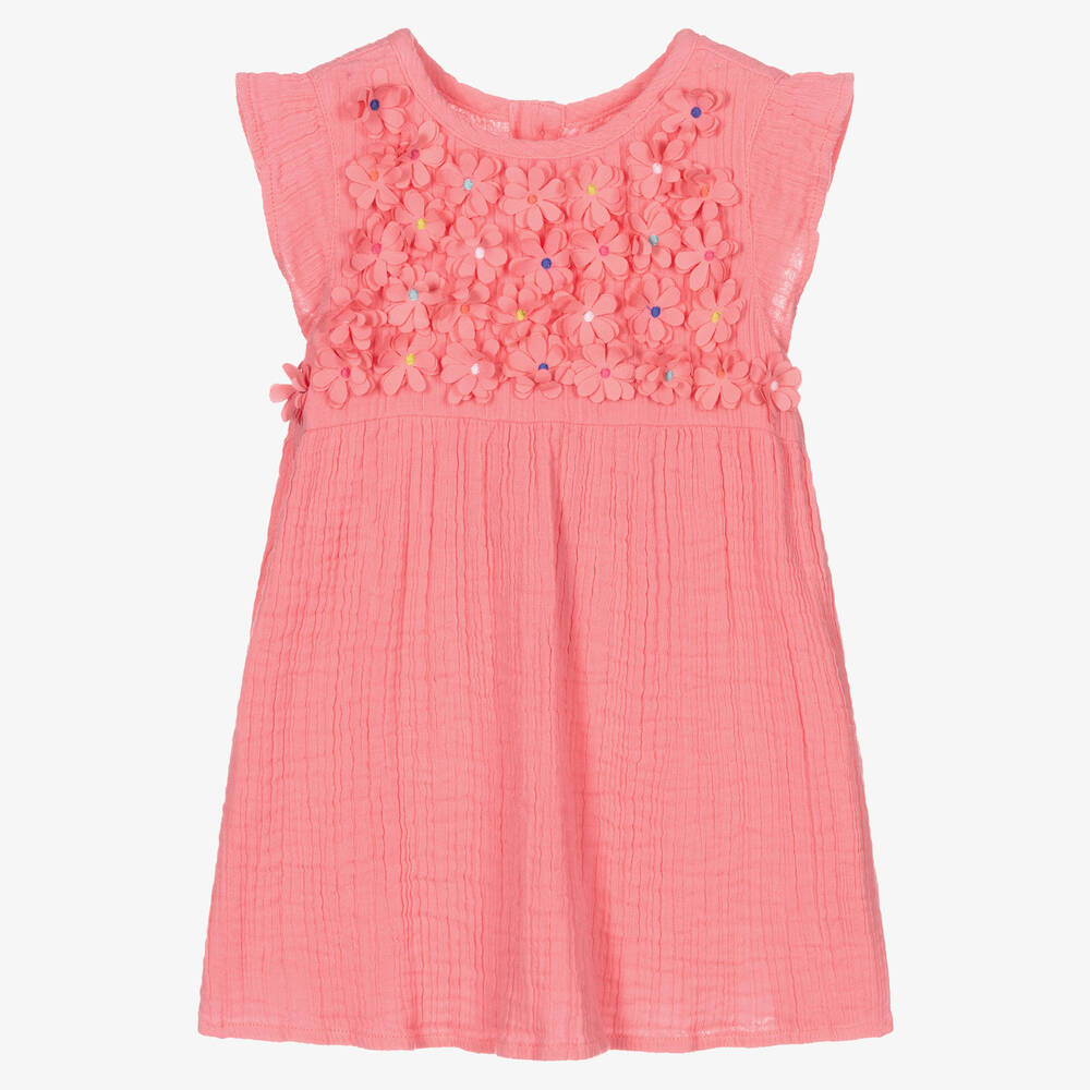 Hatley-Girls Pink Cotton Dress | Childrensalon Outlet