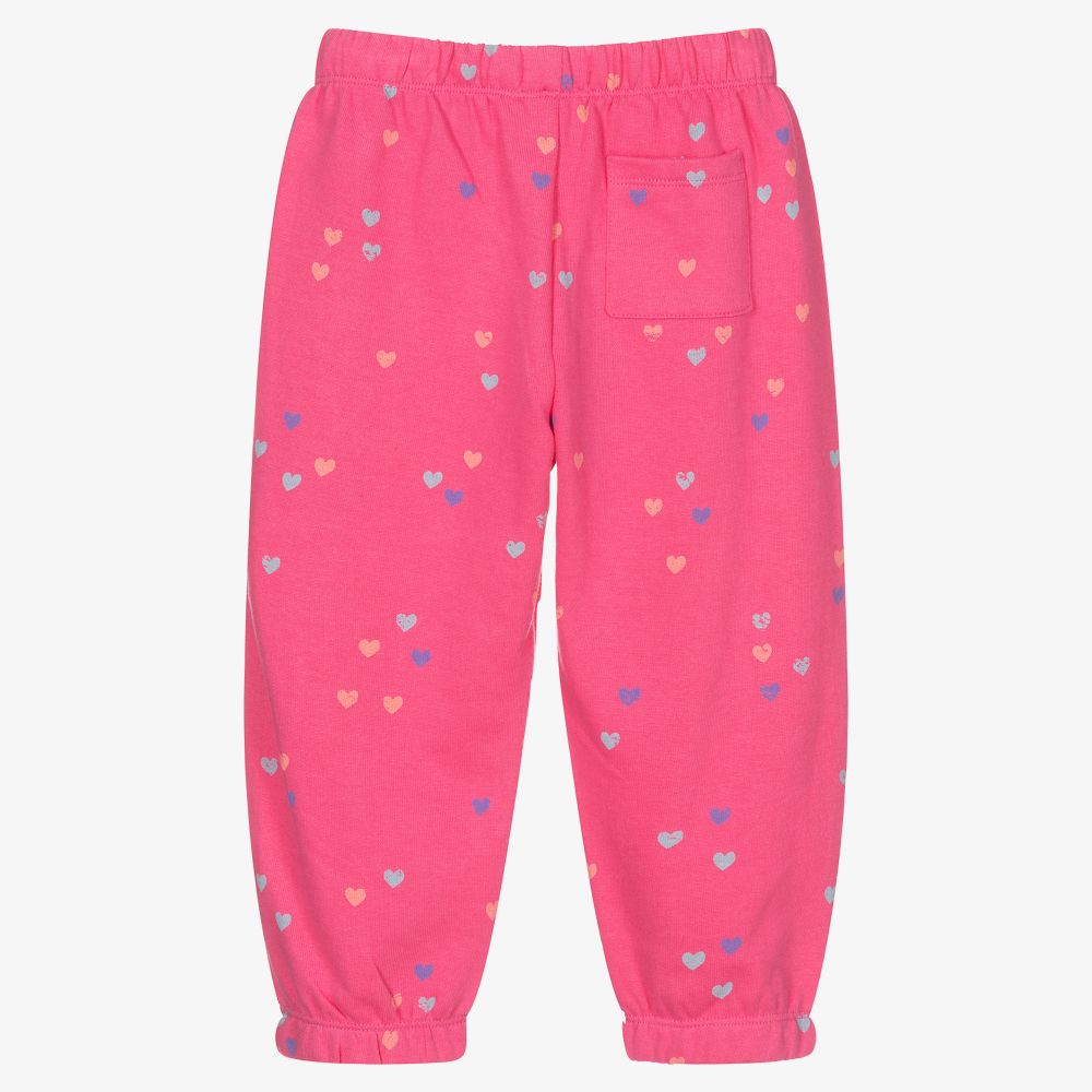 Hatley-Girls Pink Cotton Joggers | Childrensalon Outlet