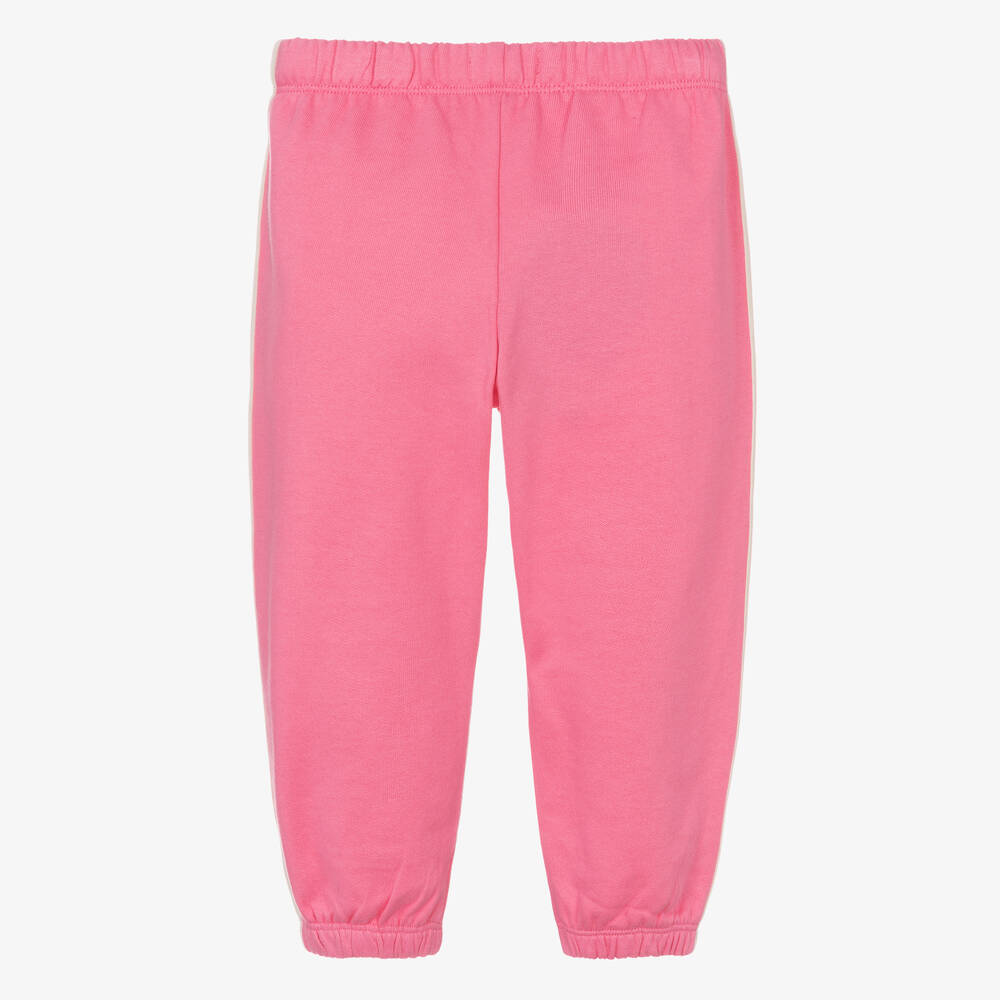 Hatley-Girls Pink Cotton Joggers | Childrensalon Outlet