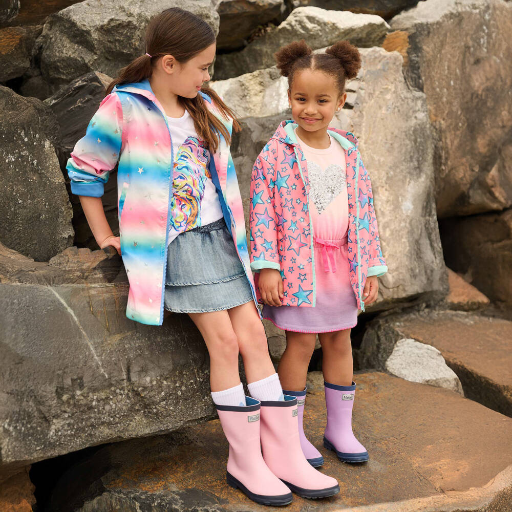 Hatley-Girls Pink Heart Sequin Sundress | Childrensalon Outlet