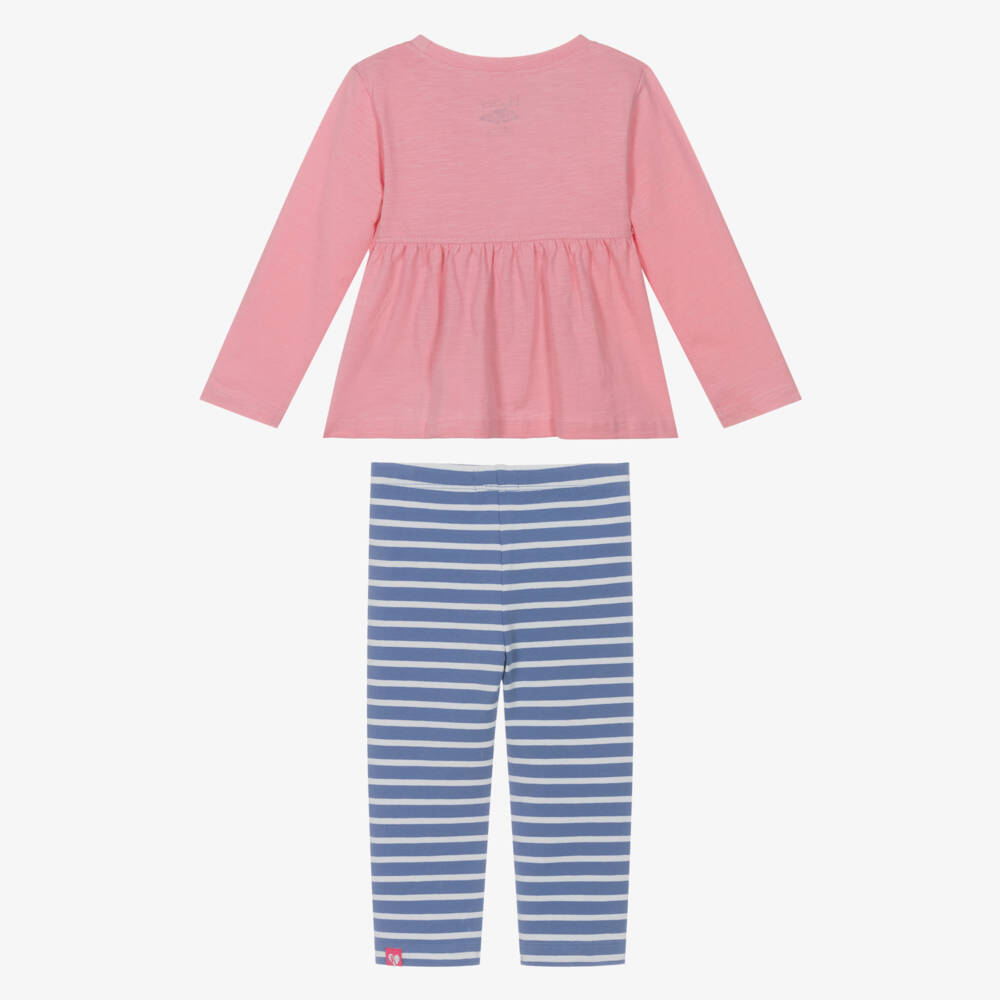 Hatley-Комплект леггинсов с котенком розовый для девочек | Childrensalon Outlet