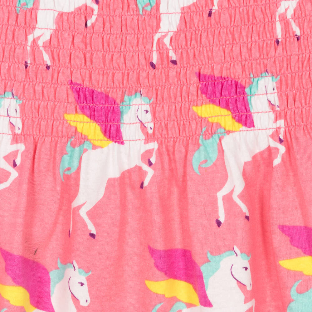 Hatley-Girls Pink Pegasus Smocked Dress | Childrensalon Outlet