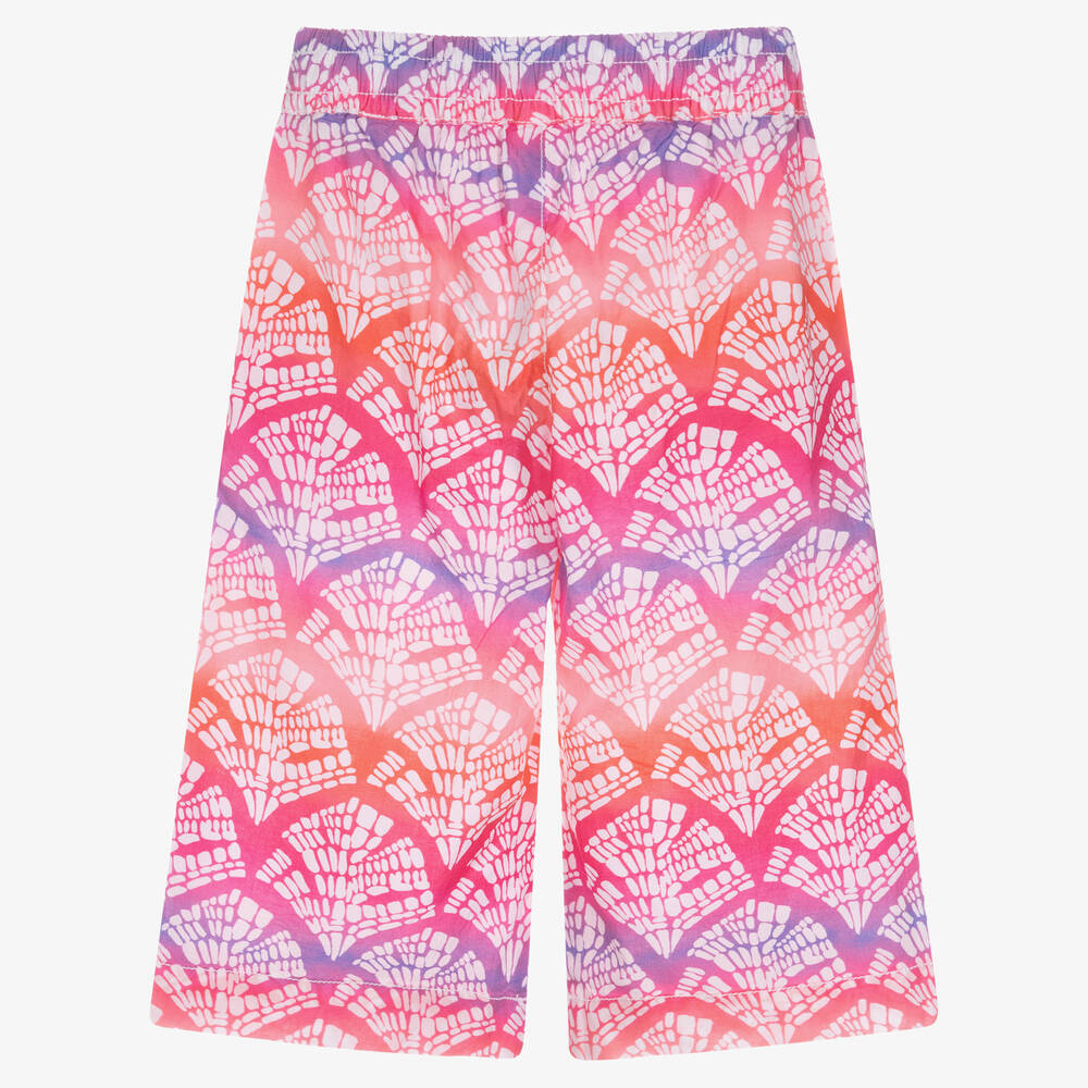 Hatley-بنطلون قصير قطن لون زهري وبنفسجي للبنات | Childrensalon Outlet