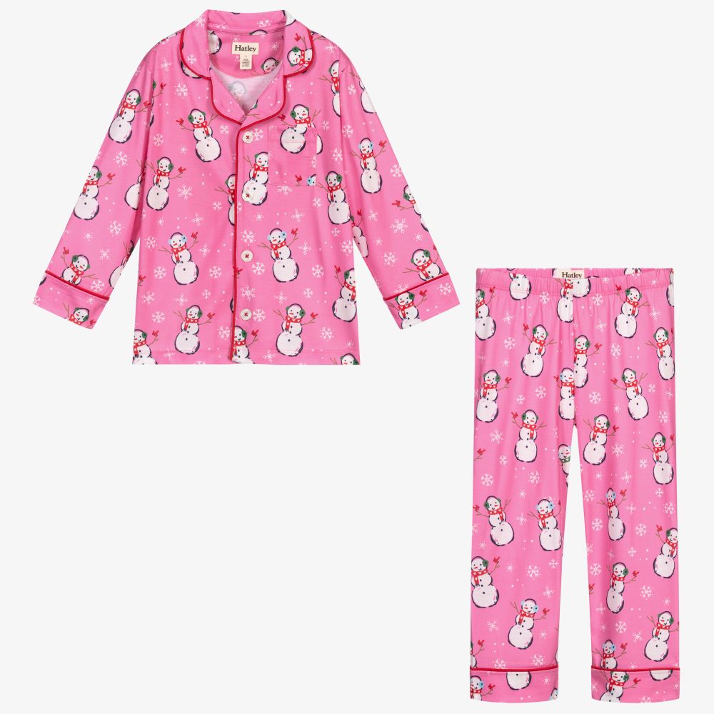 Hatley-Girls Pink Pyjamas | Childrensalon Outlet