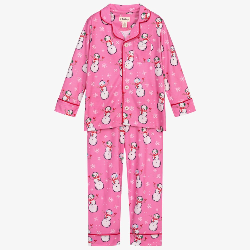 Hatley - Girls Pink Pyjamas | Childrensalon
