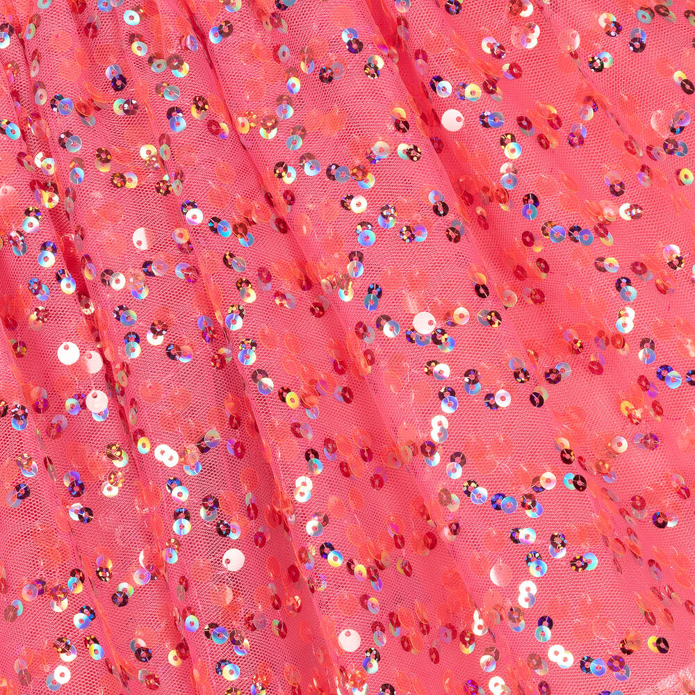 Hatley-تنورة تول مزين بترتر لون زهري | Childrensalon Outlet