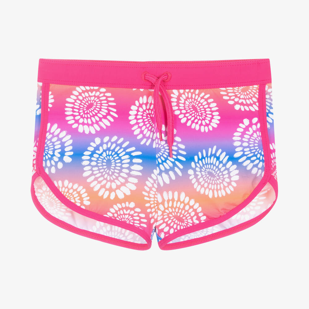 Hatley - Girls Pink Swim Shorts | Childrensalon