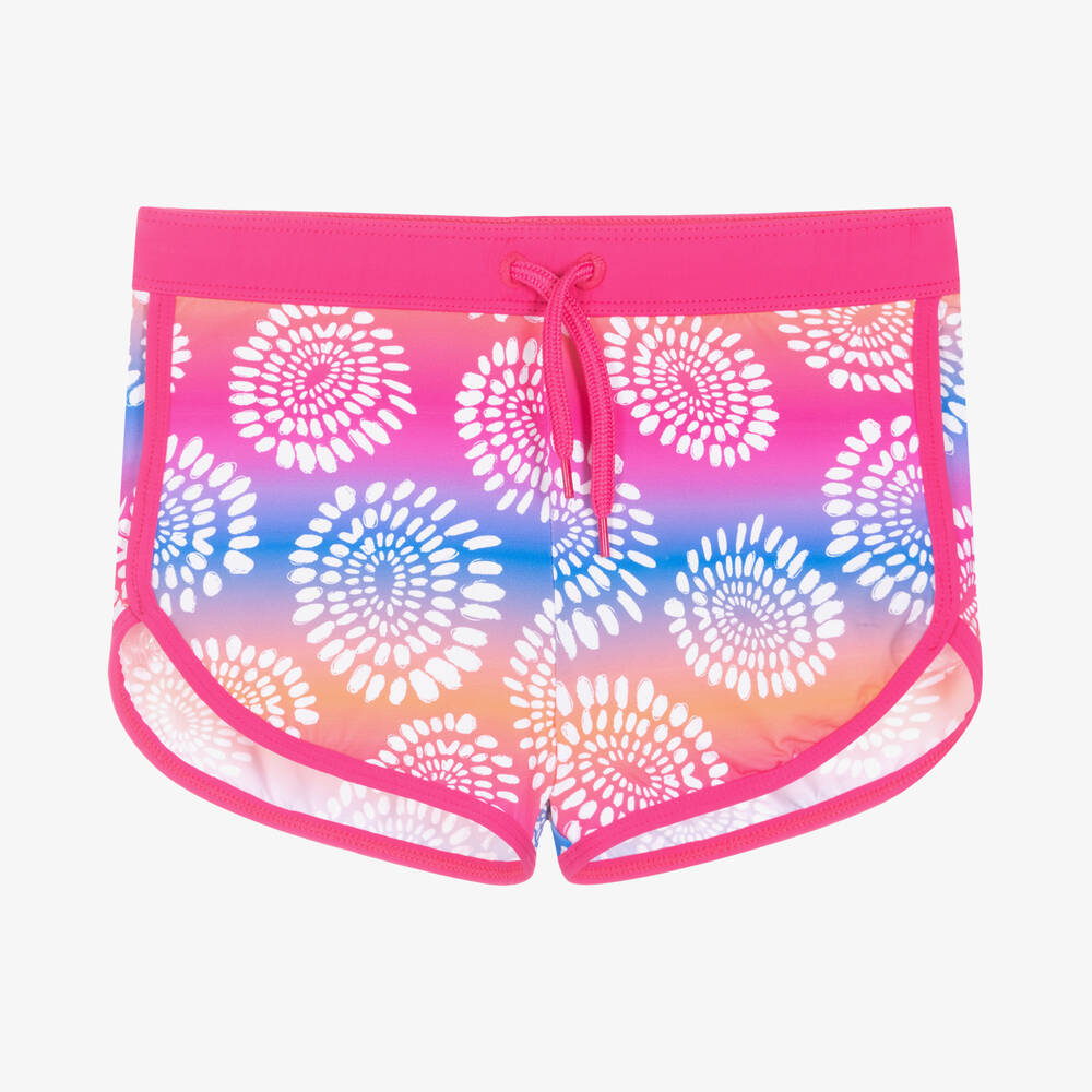Ladies pink top swim shorts