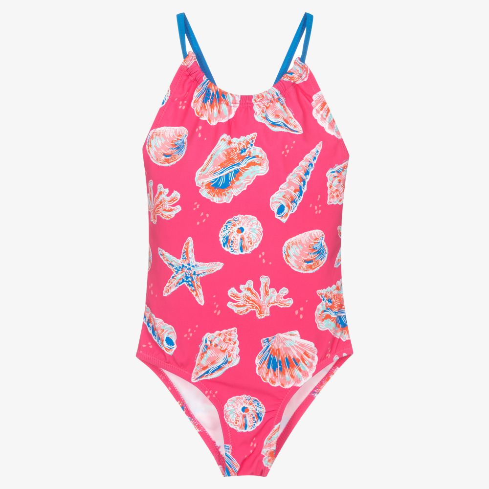 Hatley - Розовый купальник для девочек (UPF50+) | Childrensalon