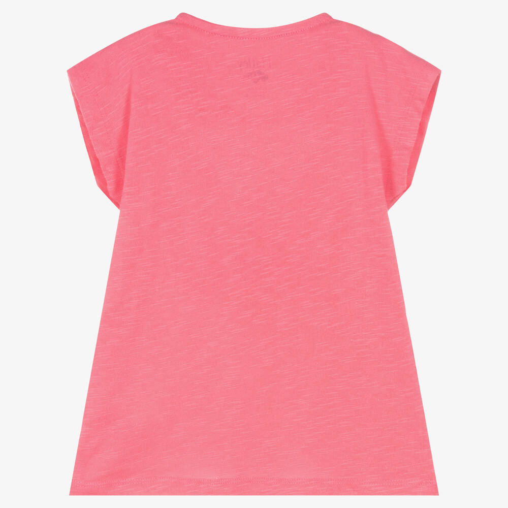 هاتلي-تيشيرت قطن لون زهري للبنات | Childrensalon Outlet