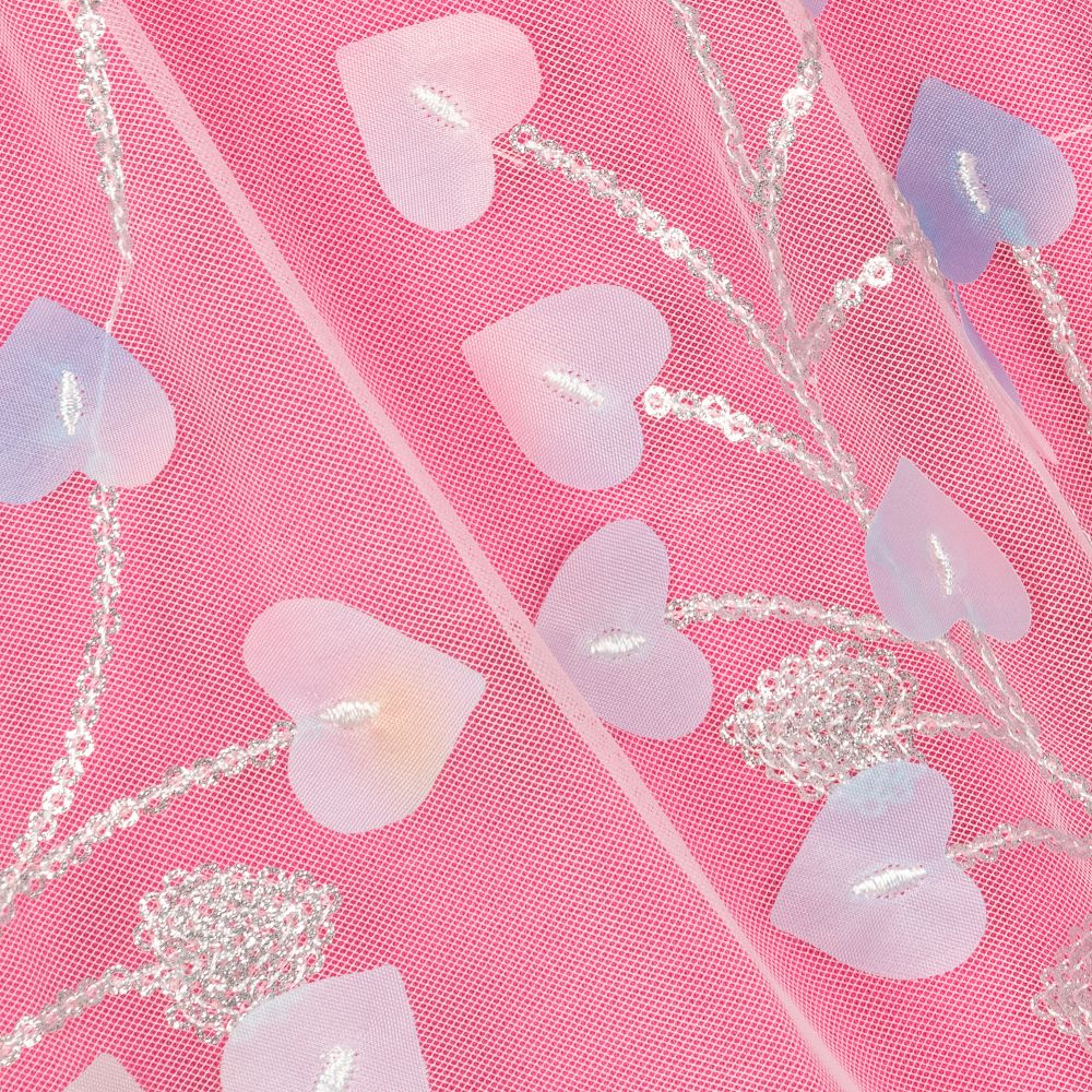 هاتلي-فستان تول لون زهري وأبيض | Childrensalon Outlet